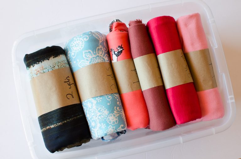 Fabric Organization for any Space and Budget